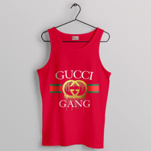 Pump's Power Gucci Gang Anthem Red Tank Top