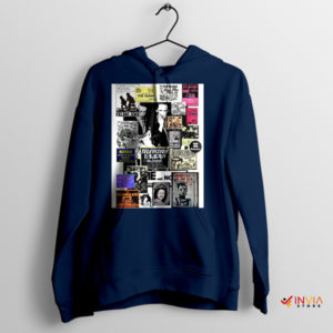 Punk Pulse Legends Never Silence Navy Hoodie