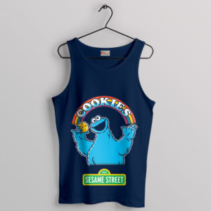 Quote As Long As We Have Cookies Navy Tank Top