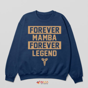 RIP Forever Mamba Legend Kobe Navy Sweatshirt