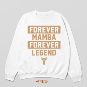 RIP Forever Mamba Legend Kobe White Sweatshirt