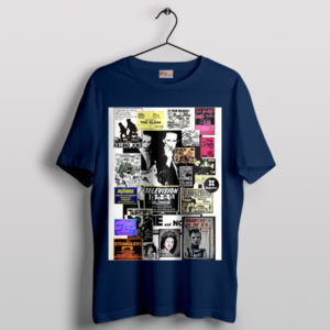 Ramones, Pistols, Clash Icons Live On Navy T-Shirt