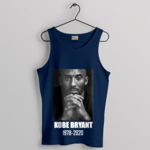 Rest in Power Kobe 78-20 Memorial Navy Tank Top
