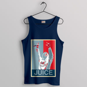 Retro Resonance Juice Wrld Classic Navy Tank Top