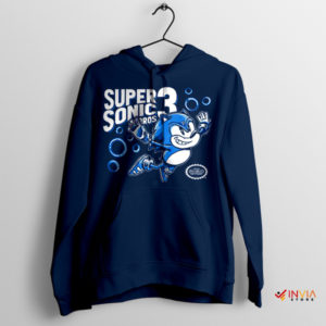 Retro Speedrunners Supersonic Bros 3 Navy Hoodie