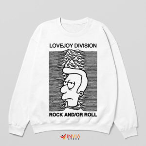 Reverend Lovejoy in Joy Division Art Sweatshirt