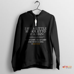 Rhapsody Resonance Silhouetto Man Black Hoodie
