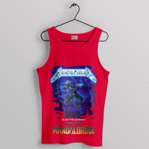 Ride the Lightning with Mando Red Tank Top