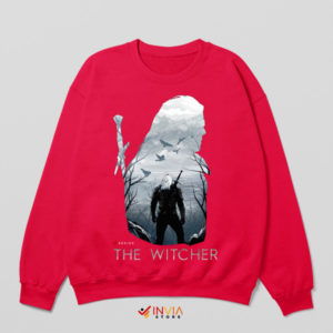 Ride with the Hunt The Witcher Series Red Sweatshirt