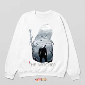 Ride with the Hunt The Witcher Series White Sweatshirt
