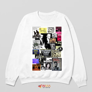 Riffs of Revolution Punk Icons Collage Sweatshirt