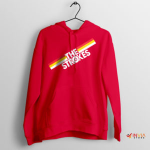 Rock 'n' Roll Wilderness The Strokes Red Hoodie
