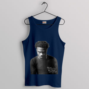 Roddy Ricch The Box Antisocial Song Navy Tank Top