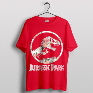 Roses of the Past Jurassic Park Red T-Shirt