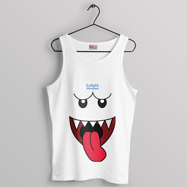 Royal Haunt Ghost King Boo Face Tank Top