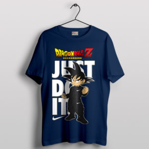 Saiyan Spirit Son Goku Just Do It Navy T-Shirt