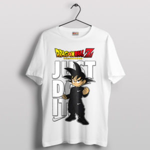 Saiyan Spirit Son Goku Just Do It White T-Shirt