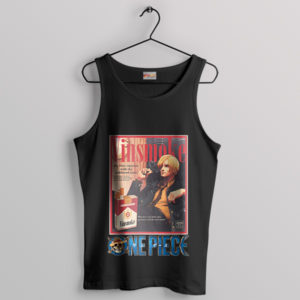 Sanji Dance of Flames Vinsmoke Black Tank Top
