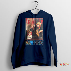 Sanji One Piece Vinsmoke Voyage Navy Hoodie