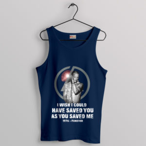 Saving Grace Chester Bennington Quote Navy Tank Top