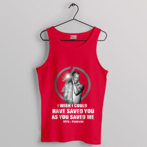 Saving Grace Chester Bennington Quote Red Tank Top