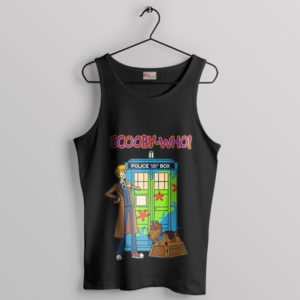 Scooby-Doo's Timey-Wimey TARDIS Black Tank Top