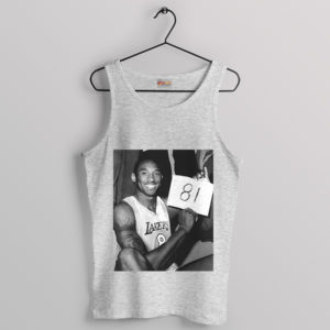 Scoring Legend Kobe's 81-Point Tribute Sport Grey Tank Top