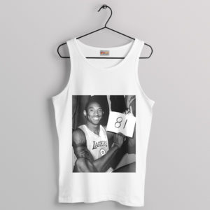 Scoring Legend Kobe's 81-Point Tribute White Tank Top