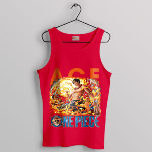 Searing Strike Ace's Fire Sword Red Tank Top