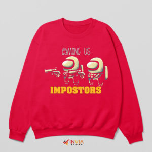 Secrets and Lies Impostor Fiction Red Sweatshirt