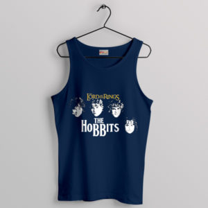 Shire Squad The Hobbits LOTR Navy Tank Top
