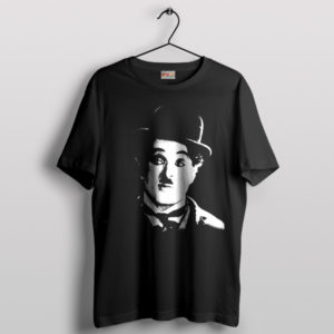Silent Elegance Charlie Chaplin Face T-Shirt