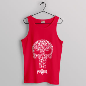 Skull Squadron Marvel's Punisher Red Tank Top
