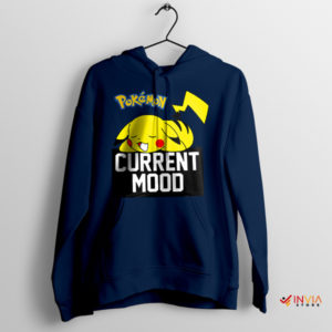 Sleep Mood Pikachus Charge Navy Hoodie