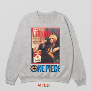 Smokey Swagger Sanji One Piece Sport Grey Sweatshirt