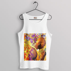 Snake Charmer Kobe The Mamba White Tank Top