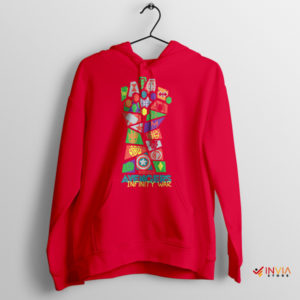 Snap of Heroes Endgame Characters Red Hoodie