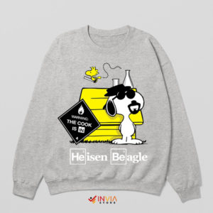 Snoopy Heisenberg Walter White Sport Grey Sweatshirt