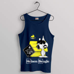 Snoopy's Bad Chemistry Walter White Navy Tank Top