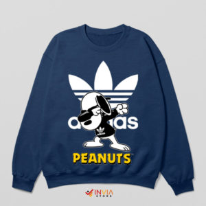 Snoopy's Dab Fusion Adidas Dance Navy Sweatshirt