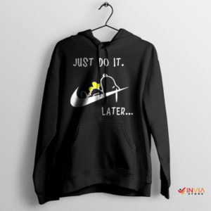 Snoopy's Motto Just Do It Later Nike Hoodie