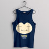 Snooze and Smile Cute Snorlax Face Tank Top