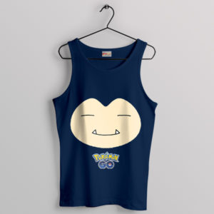 Snooze and Smile Cute Snorlax Face Tank Top