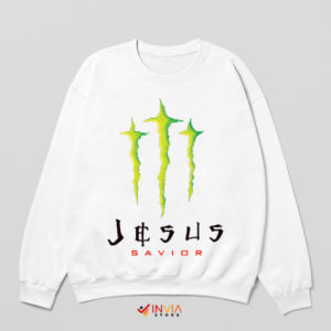 Son of God Jesus Savior Energy White Sweatshirt