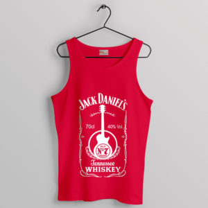 Sounds of Jack Whiskey Guitar Art Red Tank Top