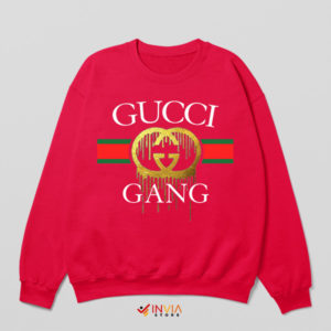 Soundwaves Gucci Gang Lil Pump Red Sweatshirt