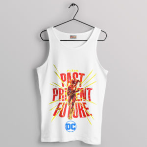 Speed Force Saga The Flash Time Warp White Tank Top