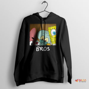 SpongeBob Squad Jobros Parody Trio Black Hoodie