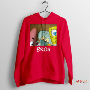 SpongeBob Squad Jobros Parody Trio Red Hoodie