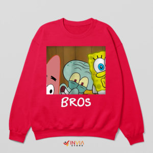 SpongeBob's Band of Bros Jobros Red Sweatshirt